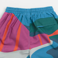 by Parra The Festival Fence Swim Shorts in Blue thumbnail