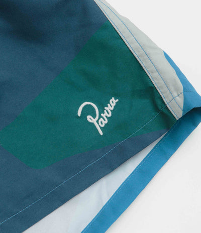 by Parra The Festival Fence Swim Shorts in Blue