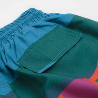 by Parra The Festival Fence Swim Shorts in Blue thumbnail