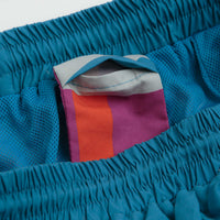 by Parra The Festival Fence Swim Shorts in Blue thumbnail