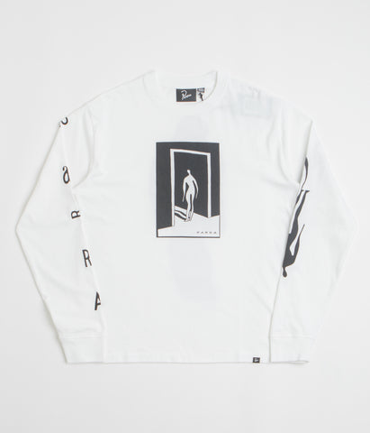 by Parra The Hotel Long Sleeve T-Shirt - White | Flatspot