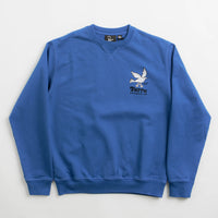 by Parra Wheel Chested Bird Crewneck Sweatshirt - Blue thumbnail