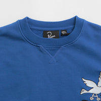 by Parra Wheel Chested Bird Crewneck Sweatshirt - Blue thumbnail