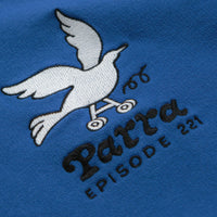 by Parra Wheel Chested Bird Crewneck Sweatshirt - Blue thumbnail