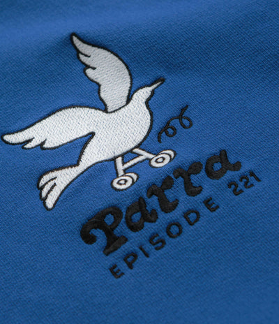 by Parra Wheel Chested Bird Crewneck Sweatshirt - Blue