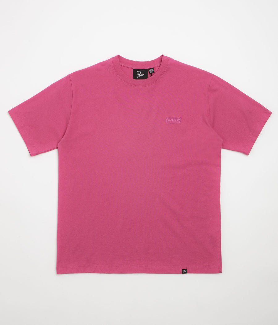 by Parra Wrapped Around Logo T-Shirt - Purple Pink