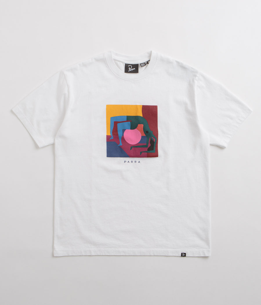 by Parra Yoga Balled T-Shirt - White