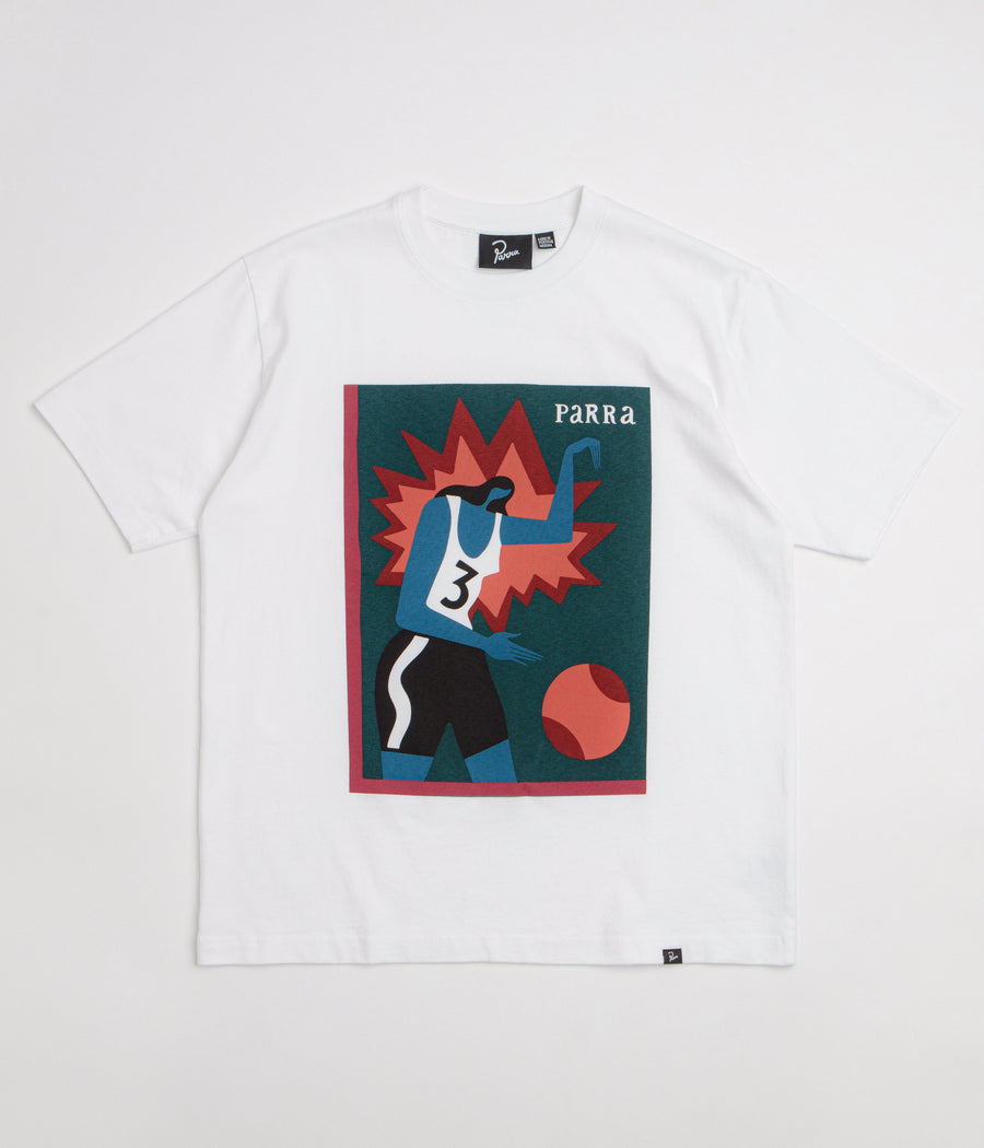 by Parra Baseketball T-Shirt - White