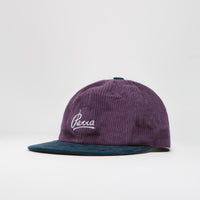 by Parra Painters Script Corduroy Cap - Purple thumbnail