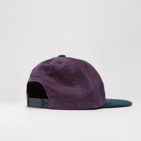 by Parra Painters Script Corduroy Cap - Purple thumbnail