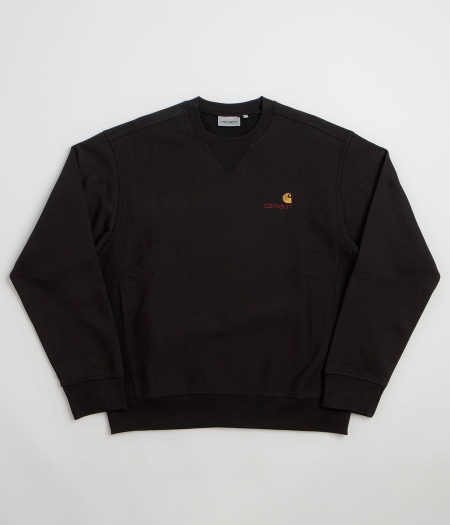 Carhartt American Script Hoodie in Black