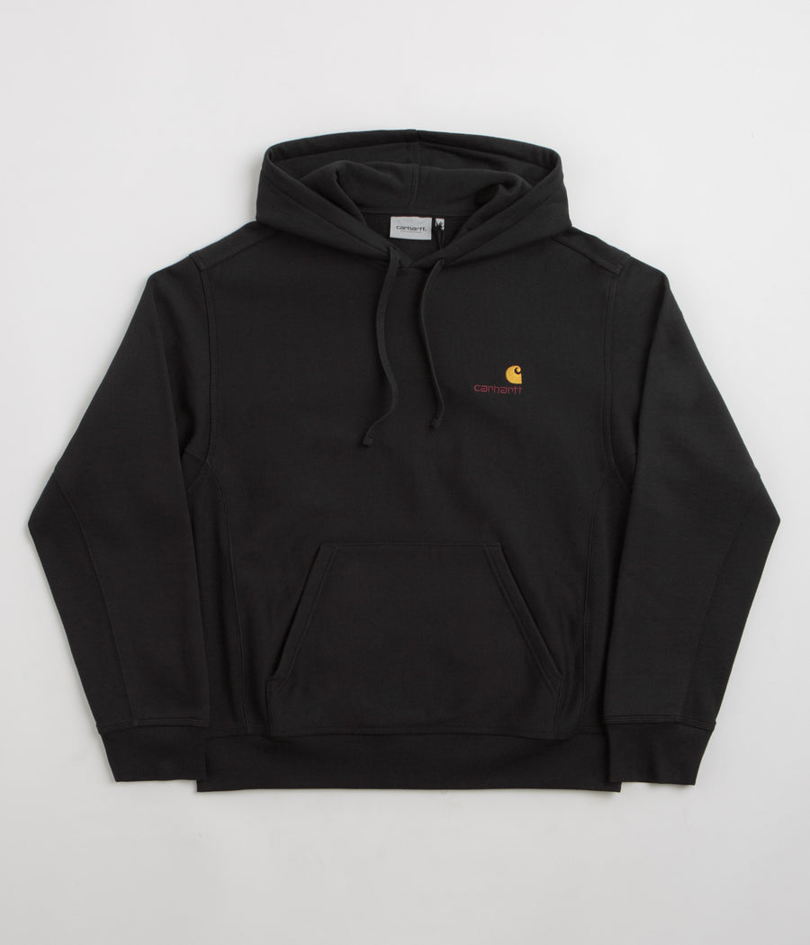 Carhartt American Script Hoodie in Black