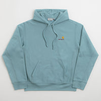 Carhartt American Script Hoodie in Citadel thumbnail