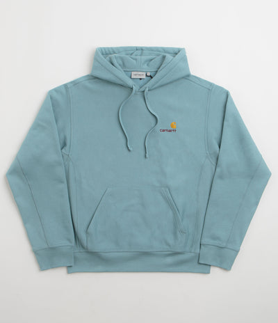 Carhartt American Script Hoodie in Citadel