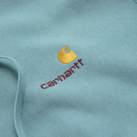 Carhartt American Script Hoodie in Citadel thumbnail