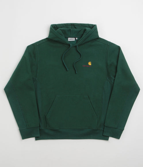 Carhartt American Script Hoodie - Dark Fir