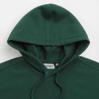Carhartt American Script Hoodie in Dark Fir thumbnail