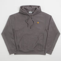 Carhartt American Script Hoodie in Porphyry thumbnail