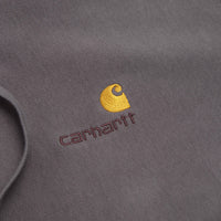 Carhartt American Script Hoodie in Porphyry thumbnail
