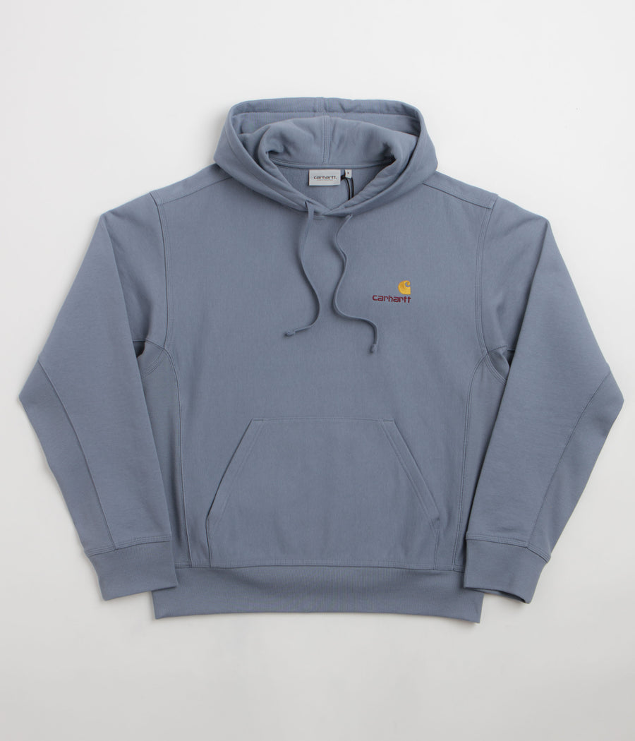 Carhartt American Script Hoodie - Shady Blue