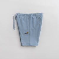 Carhartt American Script Sweat Shorts - Frosted Blue thumbnail