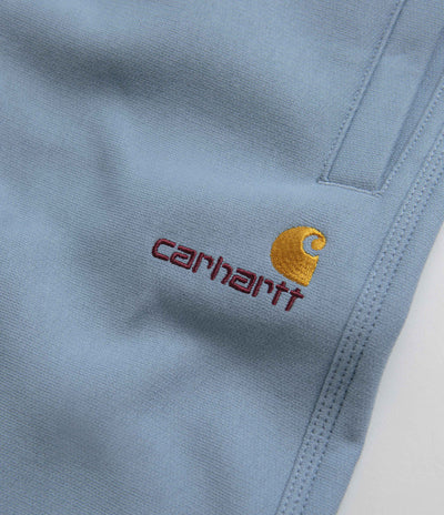Carhartt American Script Sweat Shorts - Frosted Blue