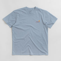 Carhartt American Script T-Shirt - Frosted Blue thumbnail