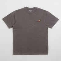 Carhartt American Script T-Shirt in Porphyry thumbnail