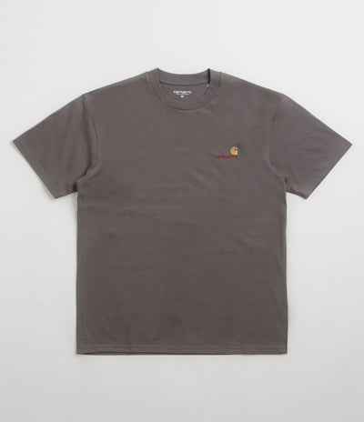 Carhartt American Script T-Shirt in Porphyry