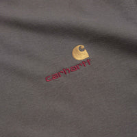 Carhartt American Script T-Shirt in Porphyry thumbnail