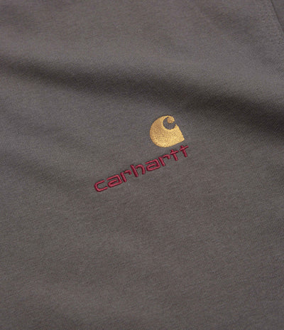 Carhartt American Script T-Shirt in Porphyry