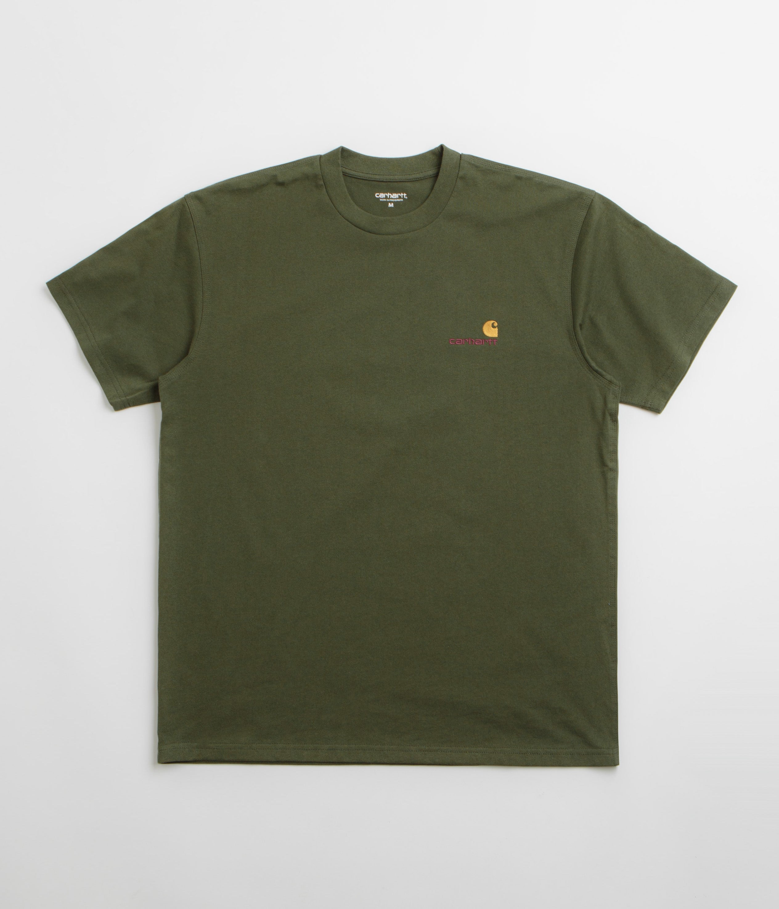 Carhartt American Script T-Shirt - Tarragon