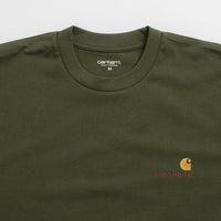 Carhartt American Script T-Shirt - Tarragon thumbnail