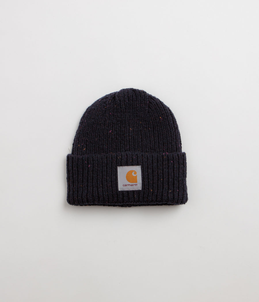 Carhartt Anglistic Beanie - Speckled Dark Navy