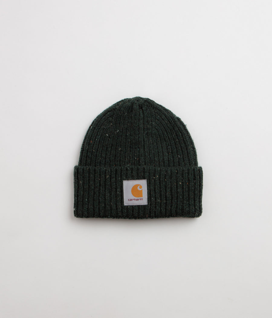 Carhartt Anglistic Beanie - Speckled Dark Scarab