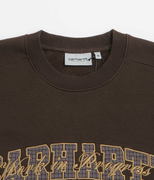 Carhartt Big School Crewneck Sweatshirt - Tobacco | Flatspot