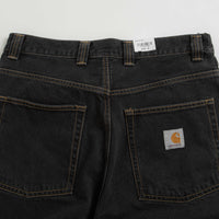 Carhartt Brandon Denim Pants - Black Stone Wash thumbnail