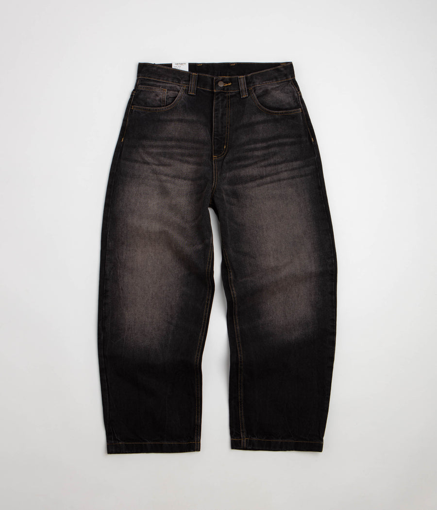 Carhartt Brandon Pants - Black Tobacco Used Wash