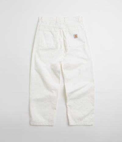 Carhartt Brandon Pants - White Rinsed