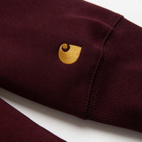 Carhartt Chase Hoodie in Amarone and Gold thumbnail
