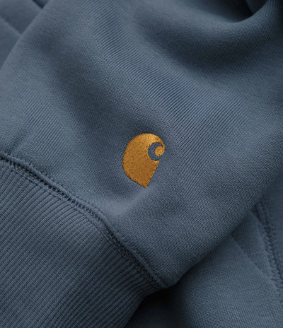 Carhartt Chase Hoodie - Positano / Gold