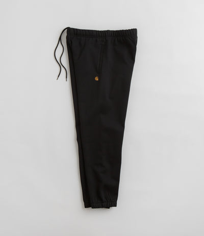 Carhartt Chase Sweatpants - Black / Gold