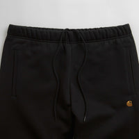 Carhartt Chase Sweatpants - Black / Gold thumbnail