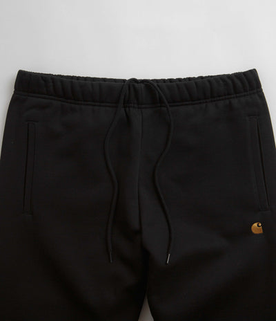 Carhartt Chase Sweatpants - Black / Gold