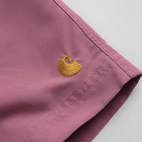 Carhartt Chase Swim Trunks - Magenta / Gold thumbnail