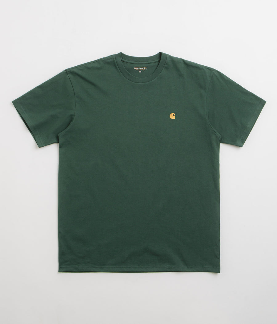 Carhartt Chase T-Shirt - Sycamore Tree / Gold