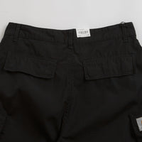 Carhartt Cole Cargo Shorts - Rinsed Black thumbnail