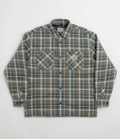 Carhartt Cronyn Shirt Jacket in Cronyn Check and Dark Navy