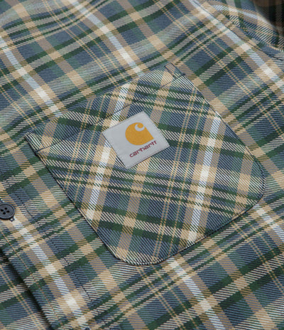 Carhartt Cronyn Shirt Jacket in Cronyn Check and Dark Navy