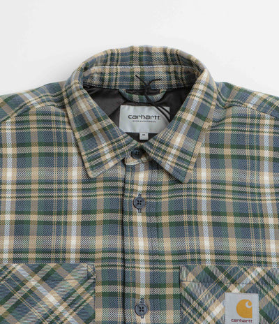 Carhartt Cronyn Shirt Jacket in Cronyn Check and Dark Navy